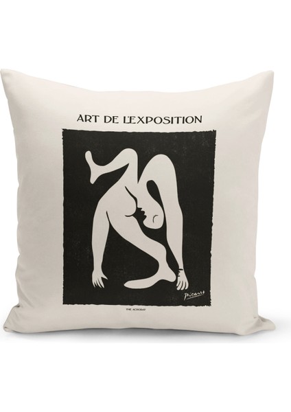 Sanat Serisi Çift Tarafı Dijital Baskılı 4'lü Kırlent Kılıfı Seti (Art Cover Set) modelleri