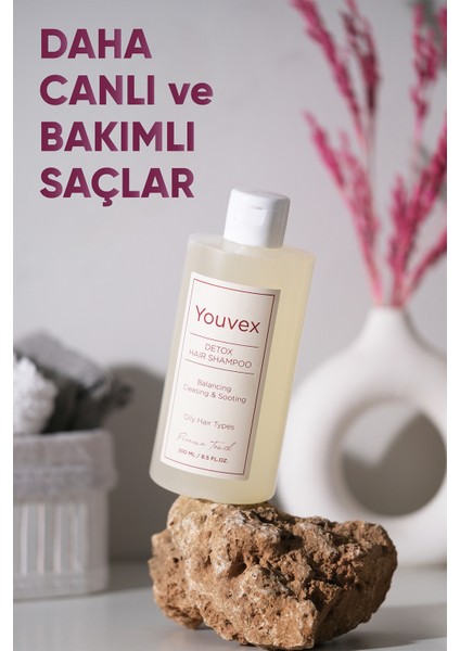 Normal ve Kuru Saçlar Için Detox Bakım Şampuanı 250 ml