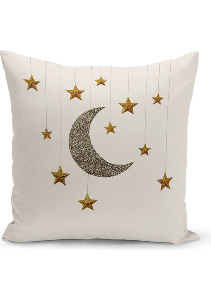 Ramazan Serisi Çift Tarafı Dijital Baskılı 4'lü Kırlent Kılıfı Seti (Ramadan Cushion Cover Set) modelleri