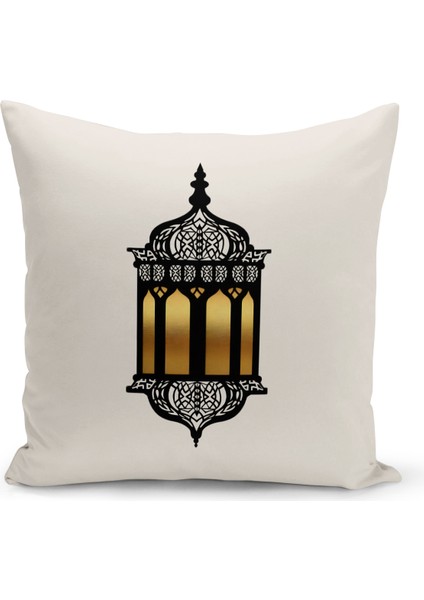 Ramazan Serisi Çift Tarafı Dijital Baskılı 4'lü Kırlent Kılıfı Seti (Ramadan Cushion Cover Set) modelleri