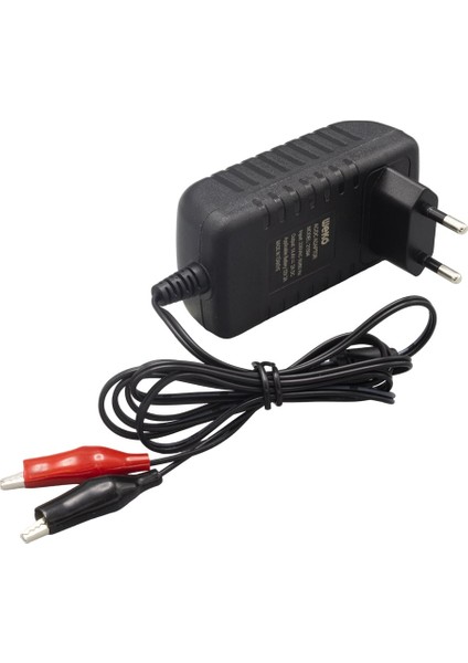 14.4 Volt - 2 Amper Krokodil Uçlu Kırmızı Yeşil Ledli Yerli Üretim Akü Şarj Cihazı (Out :12V-2A) modelleri