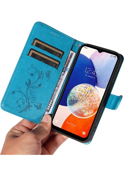 Samsung Galaxy A34 5g Için Kılıf ile El Kayışı Cüzdan Telefon Kılıfı Kabartmalı (Yurt Dışından) indirimleri
