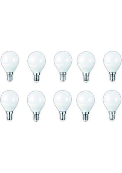 10 Adet K2 5W E14 P45 3000K Günışığı Işık Top LED Ampul KES208