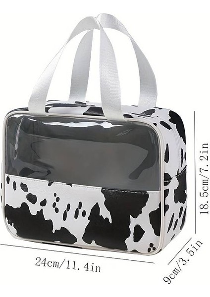 Su Geçirmez Seyahat Makyaj Çantası Çok Amaçlı Desenli Şeffaf Plaj Deniz Havuz Kişisel Bakım Kozmetik Çantası fiyatları