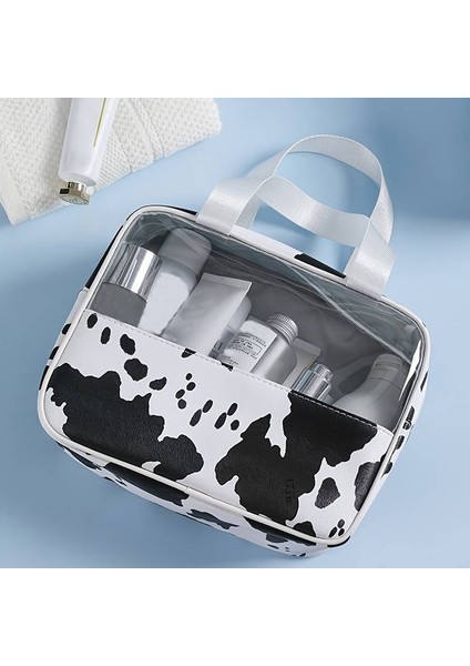 Su Geçirmez Seyahat Makyaj Çantası Çok Amaçlı Desenli Şeffaf Plaj Deniz Havuz Kişisel Bakım Kozmetik Çantası fırsatları