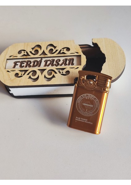 Çakmak Kişiye Özel Isim Yazılı ve Mdf Tasarım Kutulu NO:193 modelleri