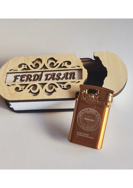 Çakmak Kişiye Özel Isim Yazılı ve Mdf Tasarım Kutulu NO:193 fırsatları