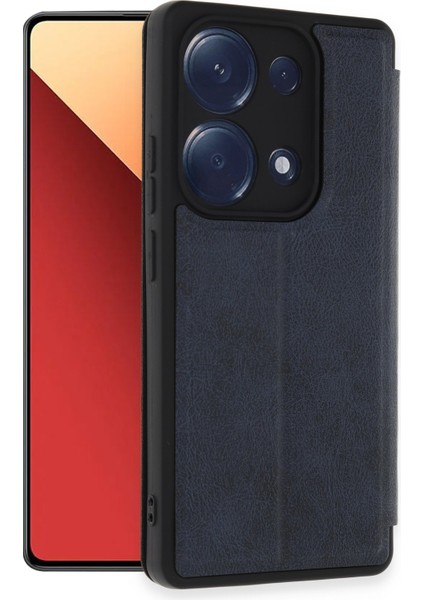 Xiaomi Redmi Note 13 Pro 4g Kılıf Flip Cover - Lacivert 13