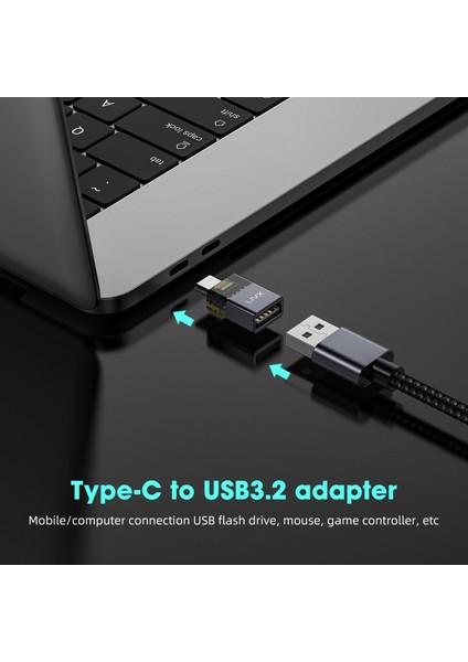 Type C To Usb3.2 Çevirici Dönüştürücü Otg 10GBPS Ultra Hızlı Veri Aktarımı Otgdm