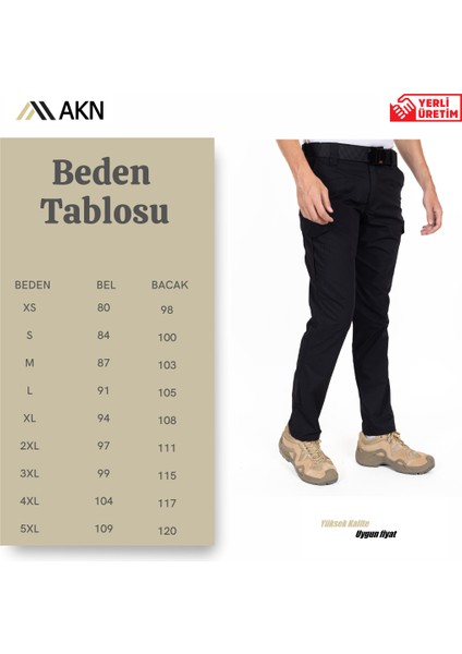 AKN 516 Ripstop Taktik Pantolon-Bej