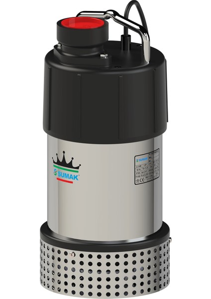 Sdtv 40/2.5 Z Gömlek Soğutmalı Vortex Çarklı Dalgıç Pompa Trifaze 380V 4 Hp