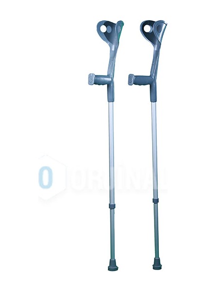 1 Çift Gri Kanedyen Koltuk Değneği Ayarlanabilir Dirsek Destekli Baston fırsatları