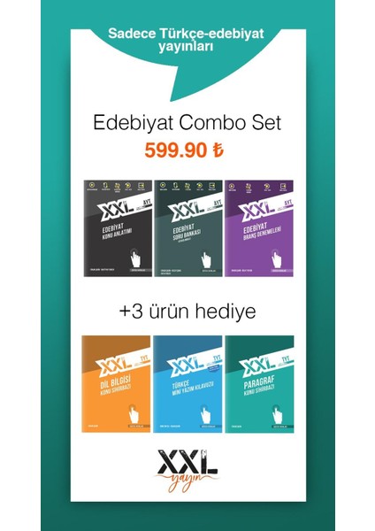 Marka Yayınları Xxl Ayt Edebiyat Combo Set Dersia Yayınları