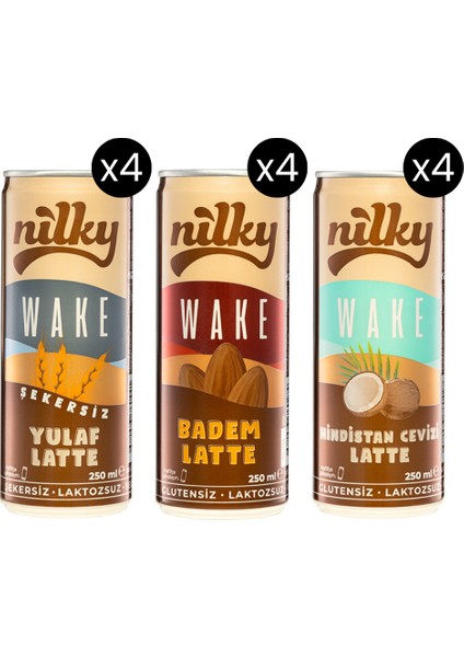 Soğuk Kahve Tanışma Paket (Yulaf-Badem-Hindistan) 4x3