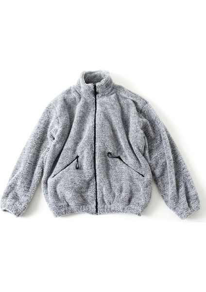 Peluş Wellsoft Dik Yaka Cepleri Fermuarlı Oversize Kesim Peluş Ceket fiyatları