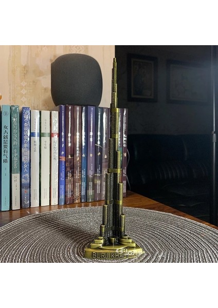 Dekoratif Burj Khalifa Metal Biblo