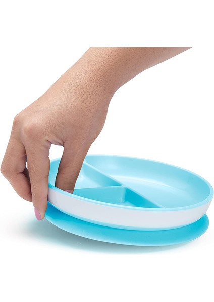 Sabit Vakumlu Beslenme Tabağı &mucize 360 Alıştırma Bardağı 6AY+ Mavi&pembe 2li Paket