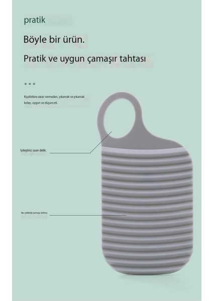 Giysi, Çorap, Bebek ve Küçük Çocukların Yıkanması Için Ev Tipi Taşınabilir Dış Mekan Seyahat Yıkama Tahtası, Mini Küçük Çamaşır Tahtası (Yurt Dışından)