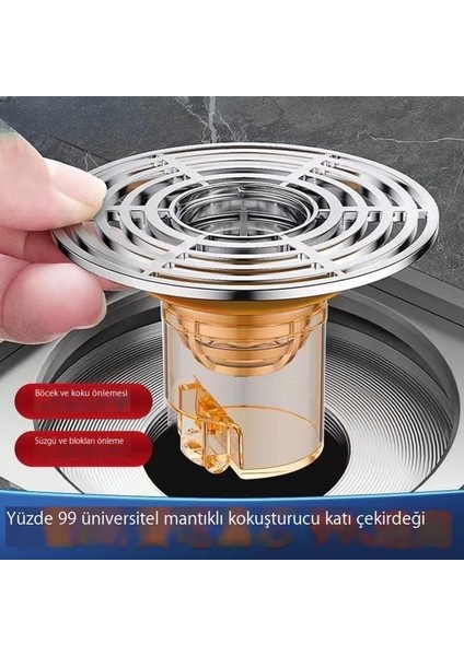 Yer Sifonu Koku Giderici Evrensel Kanalizasyon Deodorantı Anti-Blokaj Anti-Böcek Zemin Süzgeci Kapağı Banyo Plastik Deodorant Çekirdek (Yurt Dışından) fiyatları