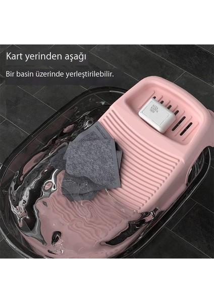 Çamaşır Tahtası Çamaşır Tahtası Ev El Yıkama Çamaşır Tahtası Özel Temizlik Ev Genişletilmiş ve Dayanıklı (Yurt Dışından)