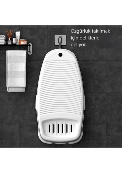 Çamaşır Tahtası Çamaşır Tahtası Ev El Yıkama Çamaşır Tahtası Özel Temizlik Ev Genişletilmiş ve Dayanıklı (Yurt Dışından)