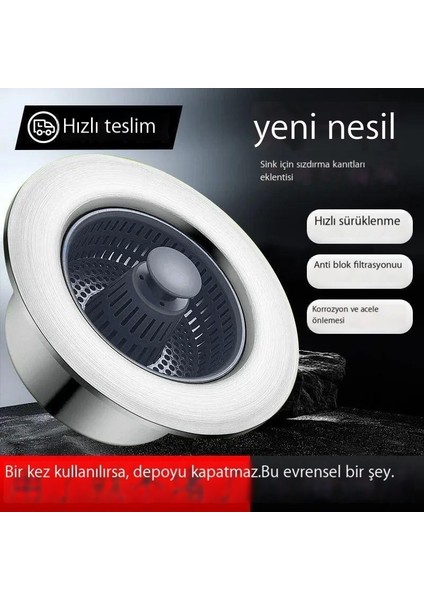 Mutfak Ev Lavabo Kaçak Fişi Itme Tipi Süzgeç Anti-Koku Sıçrama Çekirdek Sebze Lavabo Evrensel Cüruf Sızdırmazlık Kapağı (Yurt Dışından) modelleri