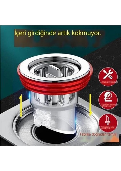 Banyo Deodorantı Yer Süzgeci Arızası Uzatılmış Koku Giderici Drenajı Engelledi Evrensel Deodorant ve Böcek Geçirmez Büyük Filtre Yer Süzgeci Çekirdeği (Yurt Dışından) fiyatları