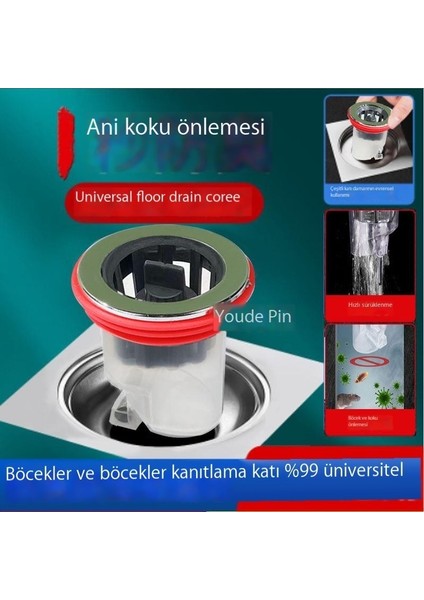 Banyo Deodorantı Yer Süzgeci Arızası Uzatılmış Koku Giderici Drenajı Engelledi Evrensel Deodorant ve Böcek Geçirmez Büyük Filtre Yer Süzgeci Çekirdeği (Yurt Dışından) modelleri