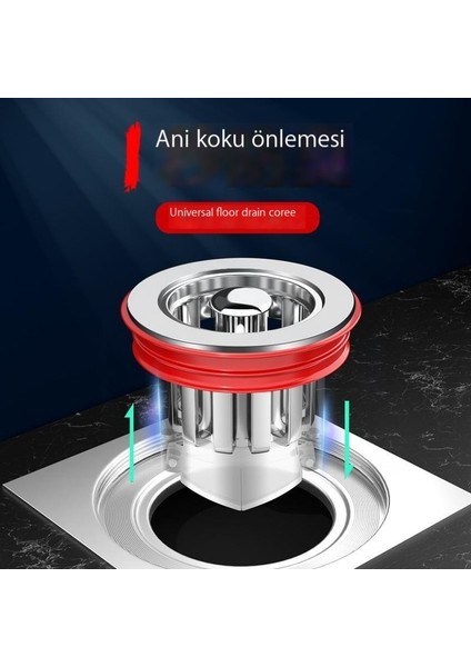 Yer Drenajı Koku Giderici Tuvalet Kanalizasyon Anti-Koku Koku Giderme Böcek Geçirmez Silikon Kapak Iç Çekirdek Evrensel Mutfak Tahliye Tapası (Yurt Dışından) fiyatları