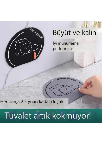 Yer Drenajı Koku Giderici Silikon Mat Kanalizasyon Anti-Dönüş Koku Sızdırmazlık Kapağı Banyo Tuvalet Zemin Drenajı Sızdırmazlık Kapağı (Yurt Dışından) modelleri