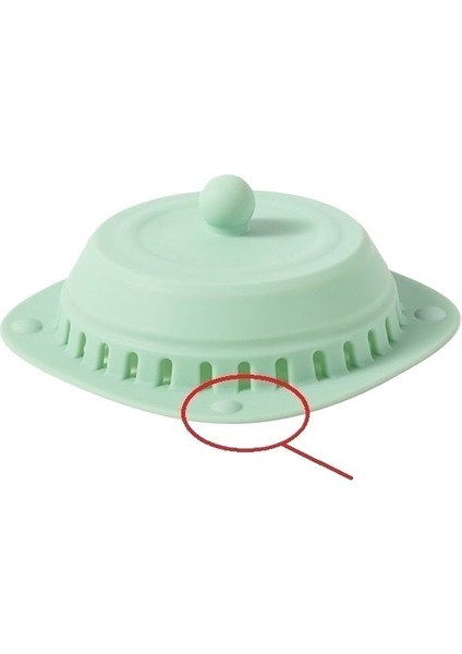 Banyo Silikon Koku Önleyici Yer Süzgeci Kapağı Mutfak Lavabo Kanalizasyon Sızdırmazlık Fişi Engelleme Tuvalet Koku Önleyici ve Böcek Geçirmez Yer Sifonu (Yurt Dışından)