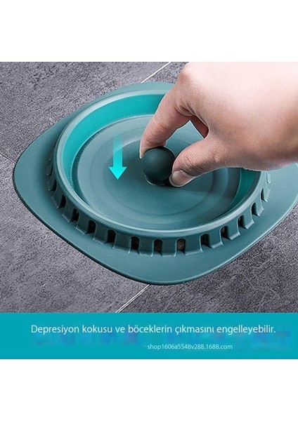 Banyo Silikon Koku Önleyici Yer Süzgeci Kapağı Mutfak Lavabo Kanalizasyon Sızdırmazlık Fişi Engelleme Tuvalet Koku Önleyici ve Böcek Geçirmez Yer Sifonu (Yurt Dışından) fırsatları