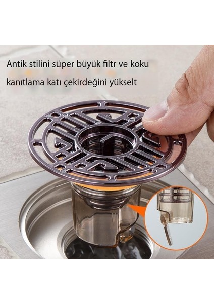 Yer Drenajı Koku Önleyici Iç Çekirdek Evrensel Banyo Tuvalet Böcek Önleyici Kanalizasyon Borusu Koku Önleyici Dönüş (Yurt Dışından) modelleri