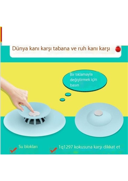 Yer Drenajı Koku Giderici Drenaj Çıkış Tapası Lavabo Kapağı Havuz Tapası (Yurt Dışından)