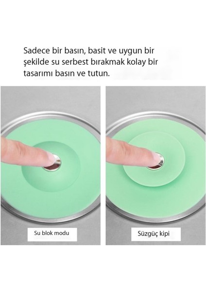 Yer Drenajı Koku Giderici Drenaj Çıkış Tapası Lavabo Kapağı Havuz Tapası (Yurt Dışından)