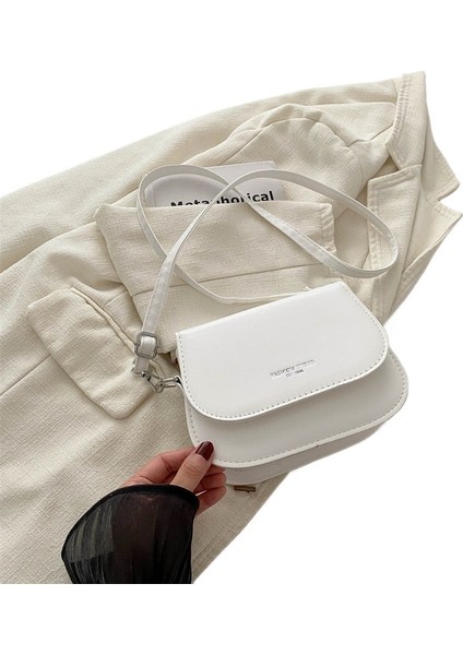 Küçük Kare Çanta Doku Rahat Crossbody Küçük Çanta Omuz Çantası (Yurt Dışından)