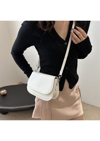 Küçük Kare Çanta Doku Rahat Crossbody Küçük Çanta Omuz Çantası (Yurt Dışından)