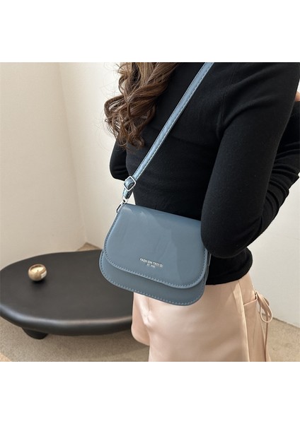 Küçük Kare Çanta Doku Rahat Crossbody Küçük Çanta Omuz Çantası (Yurt Dışından)
