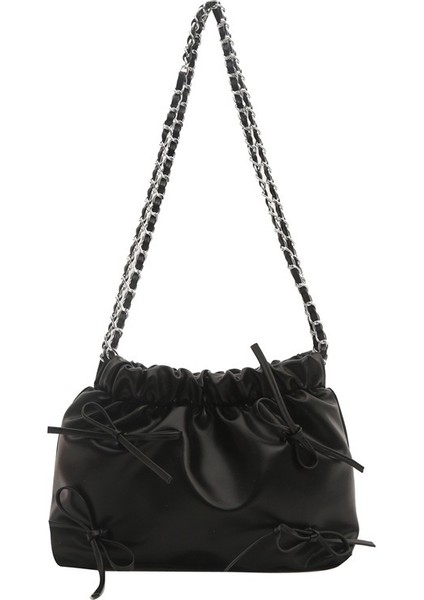 Küçük Çanta Kadın Gündelik Zincir Omuz Crossbody Çanta Kova Çanta (Yurt Dışından)