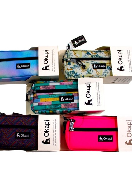 OKP-135 Kalem Çantası Ön Gözlü Pembe indirimleri