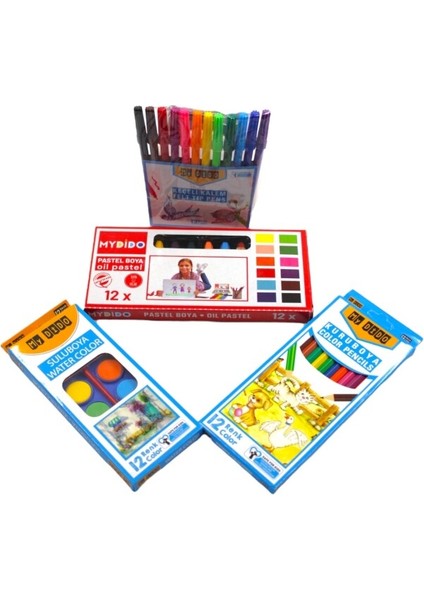 Mydido Ilkokul 4 Parça Boya Seti