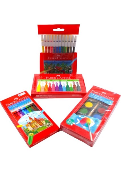 Faber Castell Ilkokul 4 Parça Boya Seti