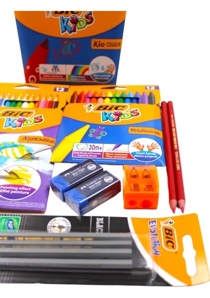 Bic Ilkokul 12 Parça Geniş Boya Seti-2 fiyatları