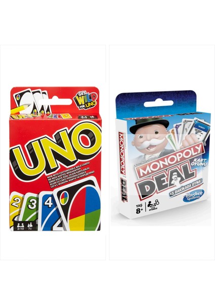 Uno Klasik ve Monopoly 2'si Bir Arada