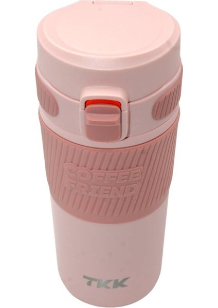 T2001 Çelik Matara Termos 450 ml Pembe