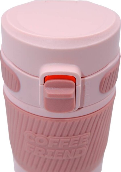 T2001 Çelik Matara Termos 450 ml Pembe