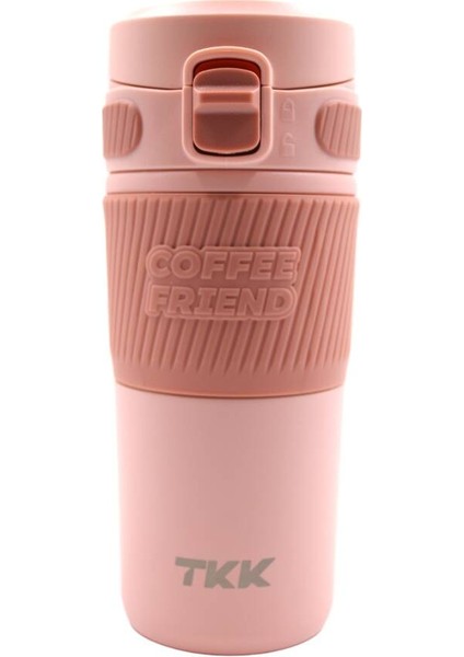 T2001 Çelik Matara Termos 450 ml Pembe