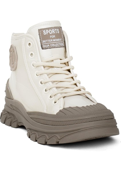 24K311-4 Kadın Sneaker Bot Bej