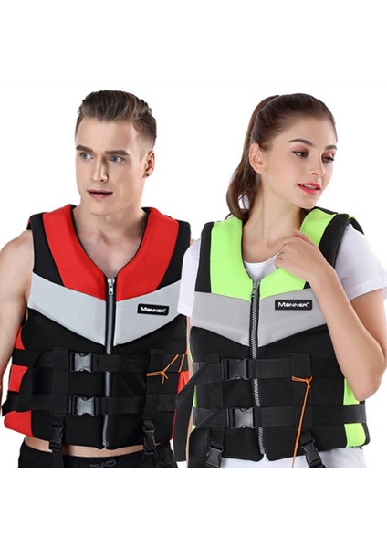 Manner QP2030 Yetişkin Yüzdürme Yeleği Yüzme Yardımı Can Yeleği, : Xl Turuncu
