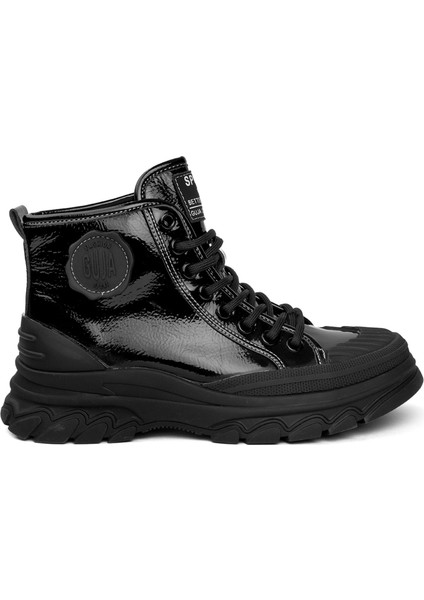 24K311-4 Kadın Sneaker Bot Siyah